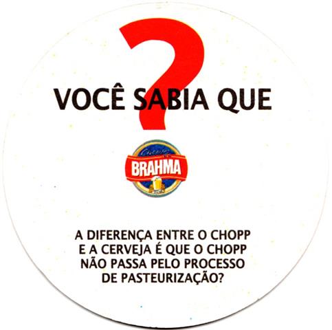 sao paulo sp-br brahma voce 1b (rund185-voce sabia que) 